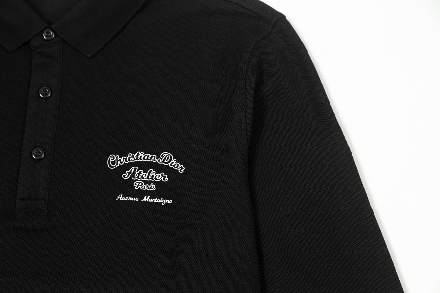 DIOR 디올 남성 고급 면 폴로 셔츠 6