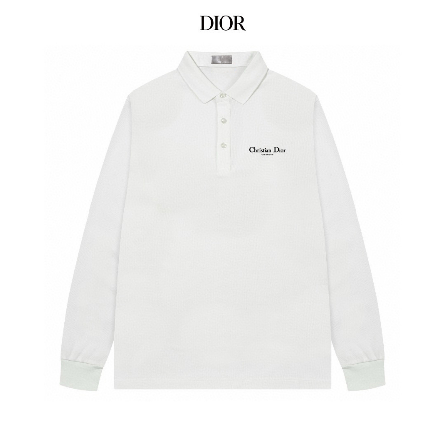 Dior 디올 남성 코튼 엠브로이더리 긴팔 폴로 셔츠 2