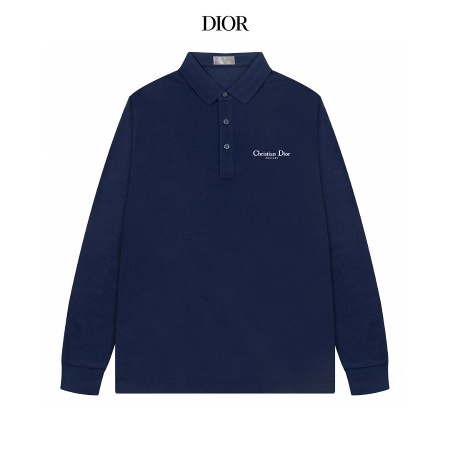 Dior 디올 남성 코튼 엠브로이더리 긴팔 폴로 셔츠 3