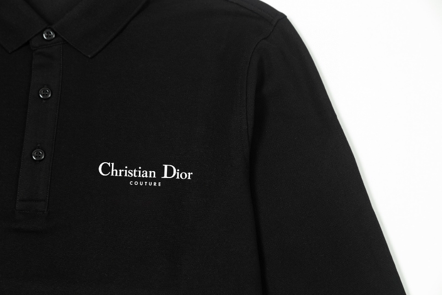 Dior 디올 남성 코튼 엠브로이더리 긴팔 폴로 셔츠 7