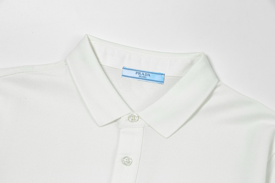 PRADA 프라다 남성 코튼 긴팔 폴로 셔츠 5
