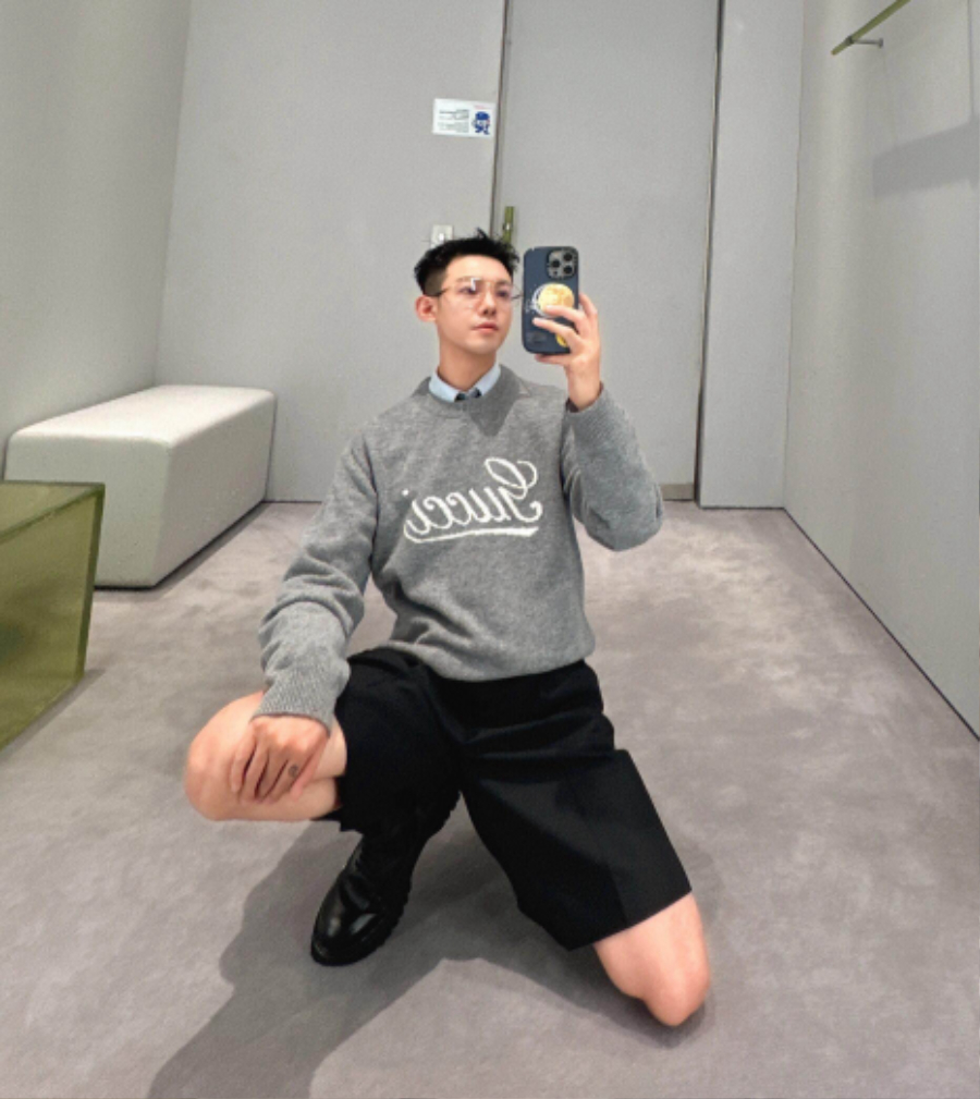 Gucci 구찌 로고 인타르시아 울 니트 스웨터 9