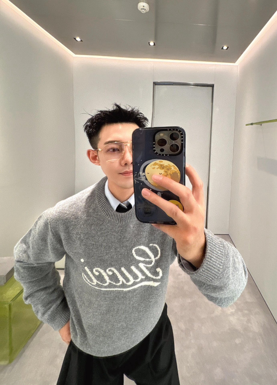 Gucci 구찌 로고 인타르시아 울 니트 스웨터 10