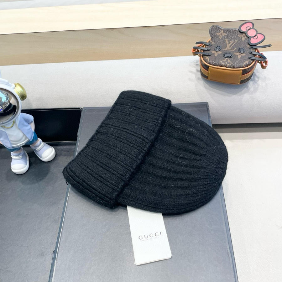 Gucci 구찌 GG 로고 골지 니트 비니 – 남녀공용 울 혼방 겨울모자 7