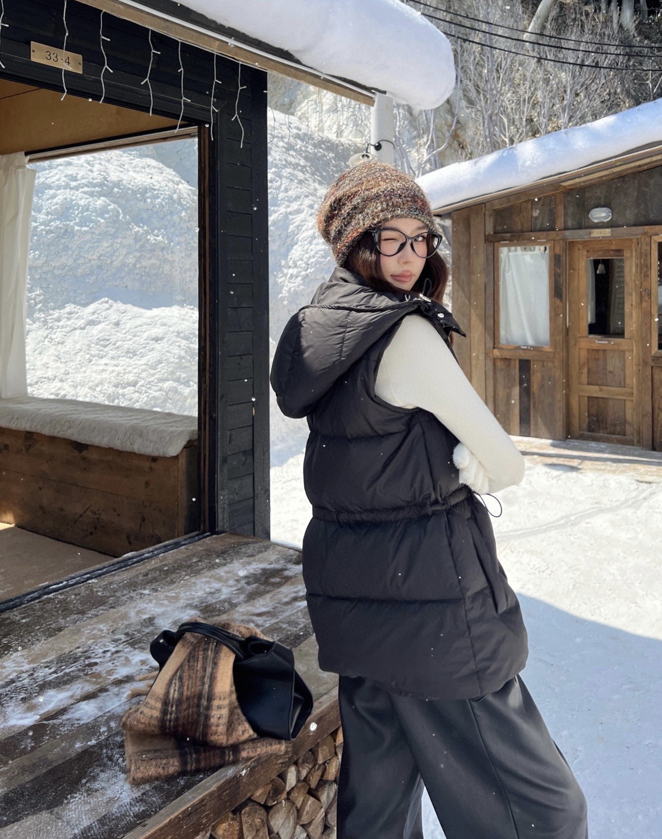 Loro Piana 로로피아나 여성 25FW 후드 다운 조끼 아우터 8