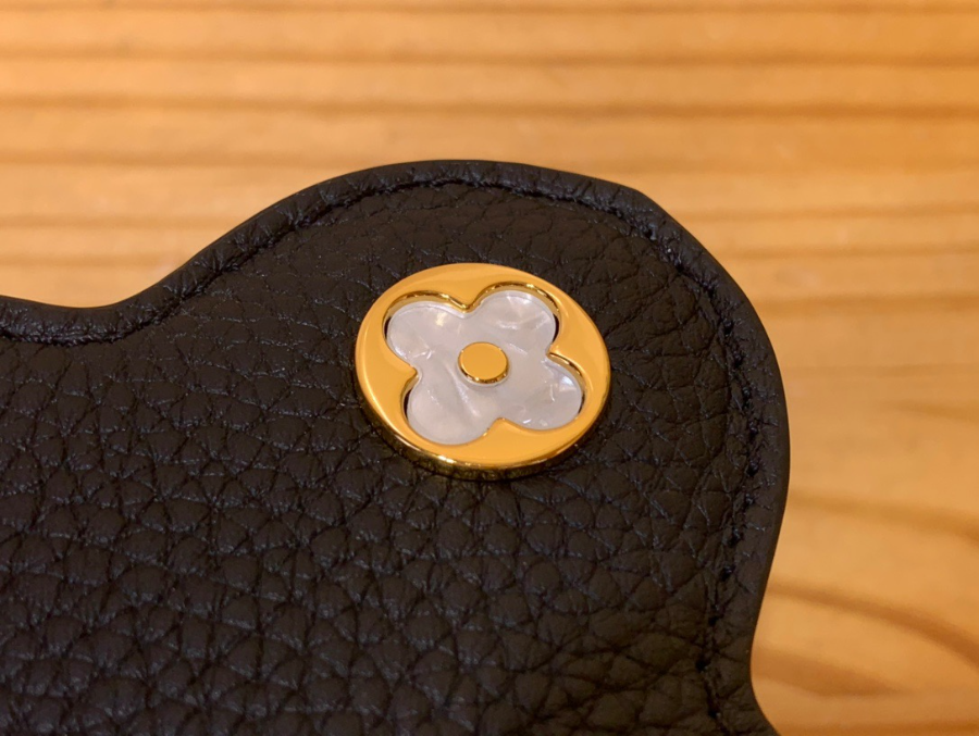 Louis Vuitton 루이비통 2025 카퓌신 나노 블랙 토뤼옹 가죽 핸드백 8