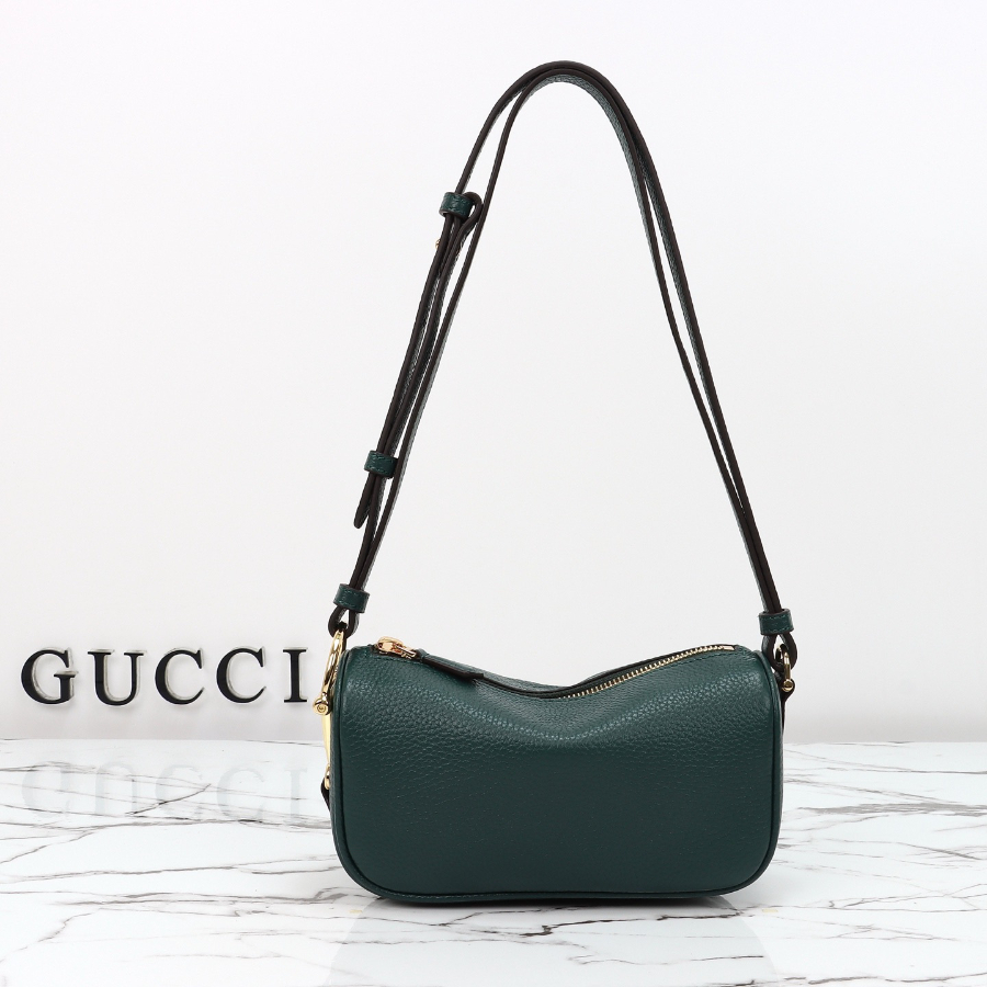 GUCCI 구찌 Half Horsebit 숄더백 19.5cm 다크그린 1