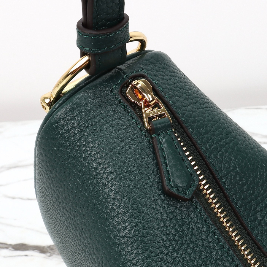 GUCCI 구찌 Half Horsebit 숄더백 19.5cm 다크그린 6