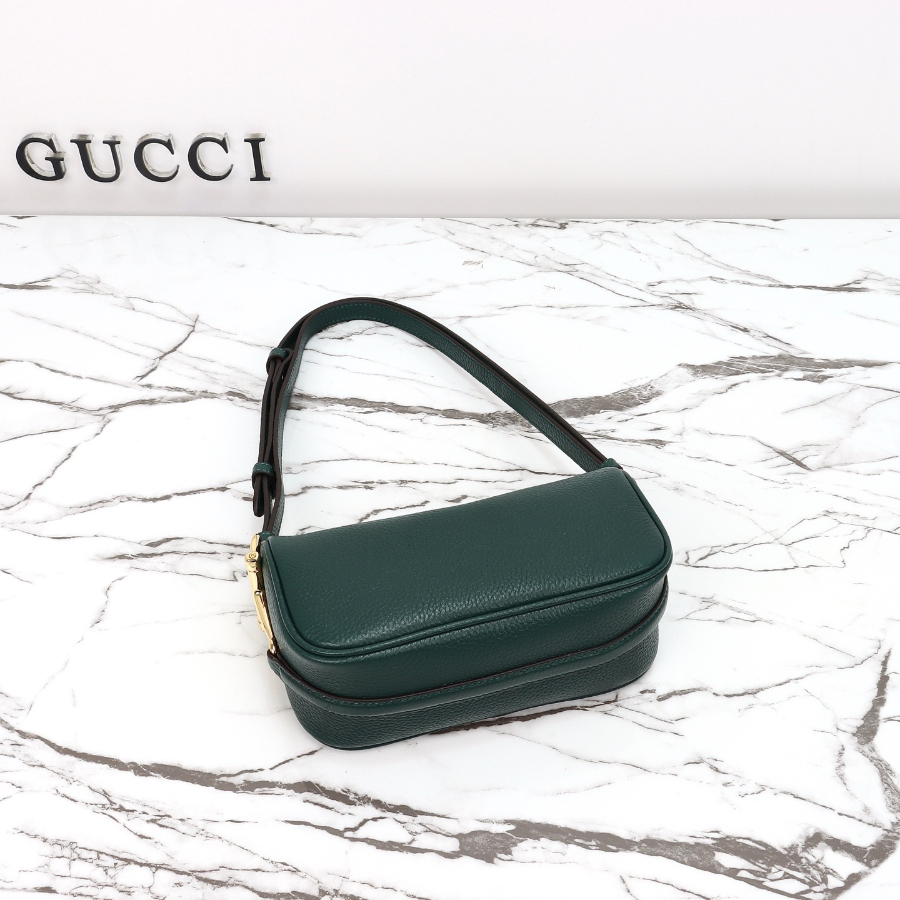 GUCCI 구찌 Half Horsebit 숄더백 19.5cm 다크그린 8