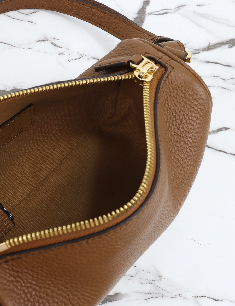 GUCCI 구찌 Half Horsebit 숄더백 19.5cm 브라운 9