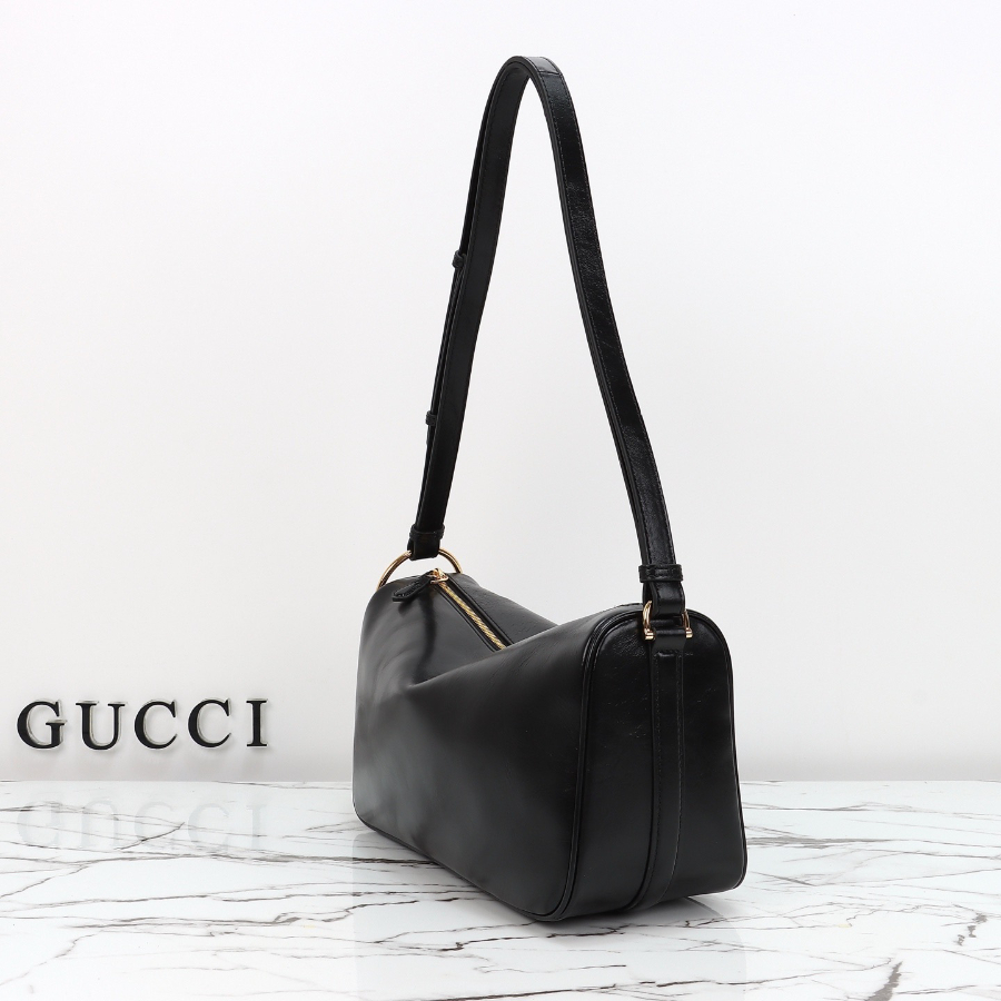 GUCCI 구찌 Half Horsebit 숄더백 31.5cm 블랙 2