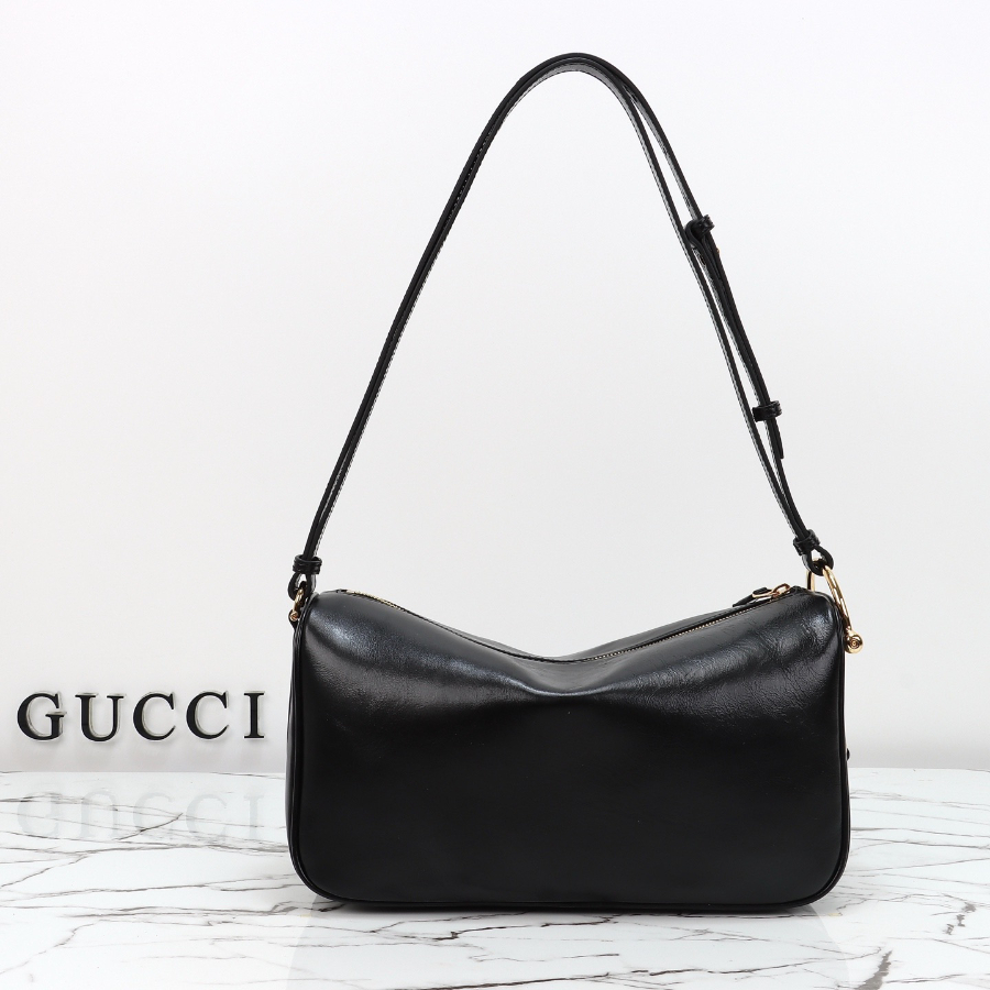 GUCCI 구찌 Half Horsebit 숄더백 31.5cm 블랙 3