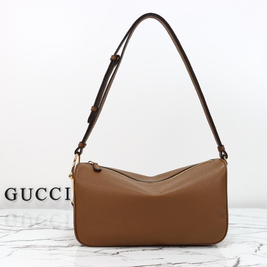 GUCCI 구찌 Half Horsebit 숄더백 31.5cm 브라운 1
