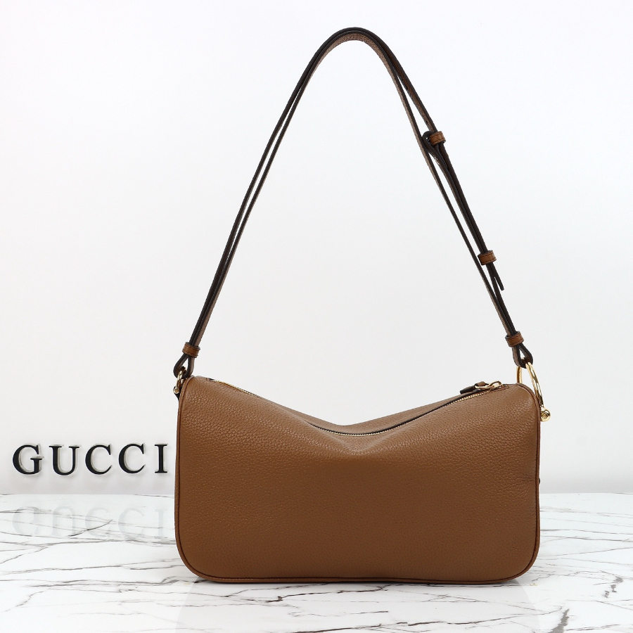 GUCCI 구찌 Half Horsebit 숄더백 31.5cm 브라운 3