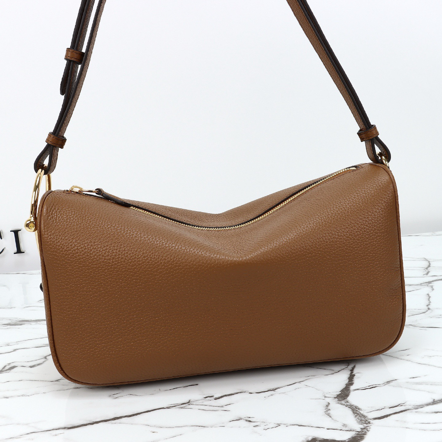 GUCCI 구찌 Half Horsebit 숄더백 31.5cm 브라운 4