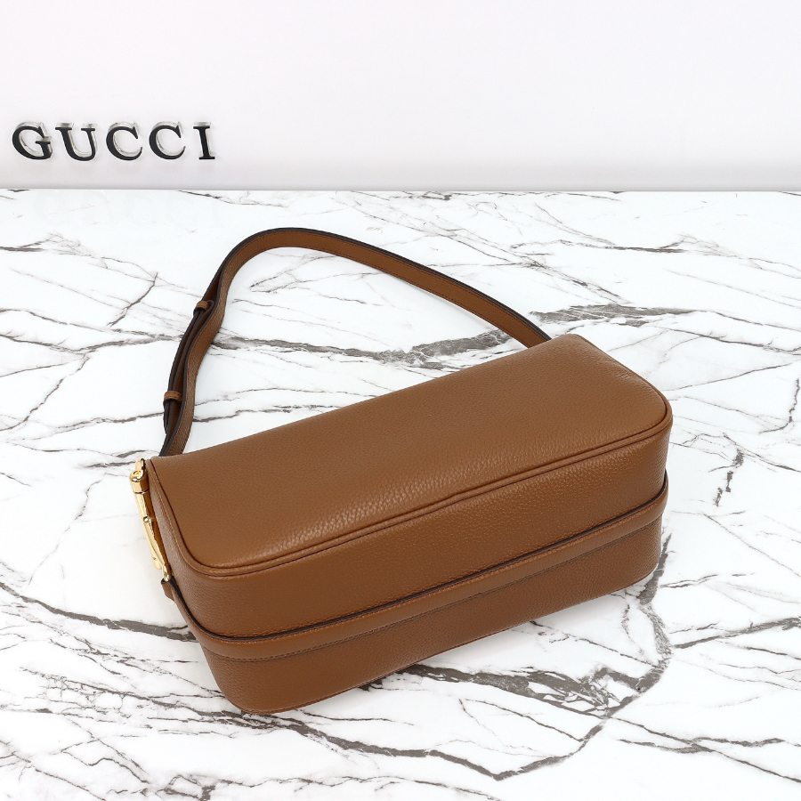 GUCCI 구찌 Half Horsebit 숄더백 31.5cm 브라운 8