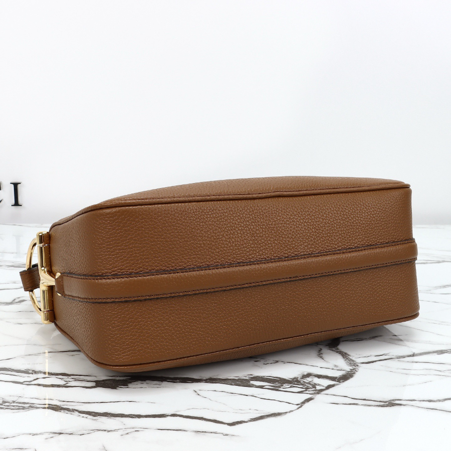 GUCCI 구찌 Half Horsebit 숄더백 31.5cm 브라운 10