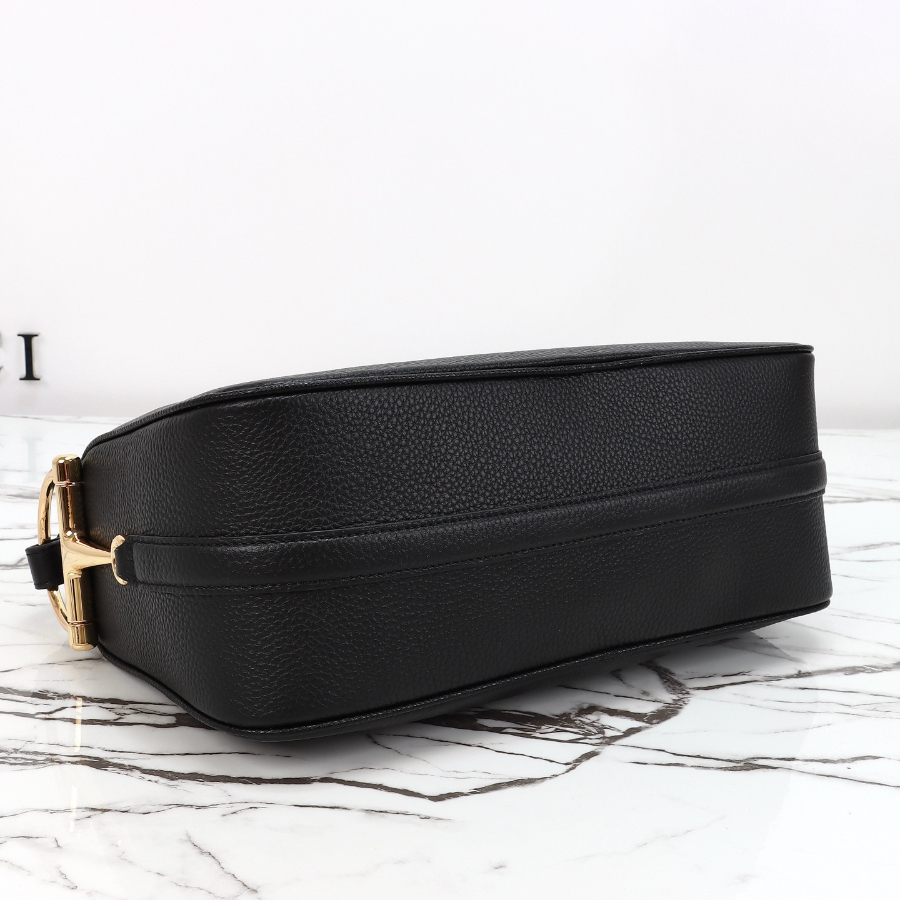 GUCCI 구찌 Half Horsebit 숄더백 31.5cm 카프레더블랙 13