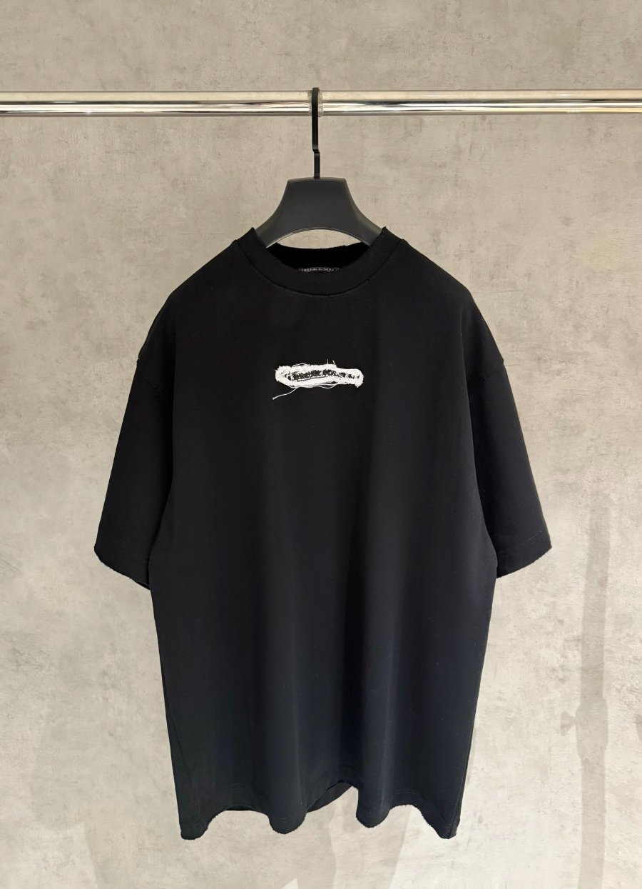 CHROME HEARTS 크롬하츠 FW2023 자수 패치 반팔 티셔츠 블랙 1