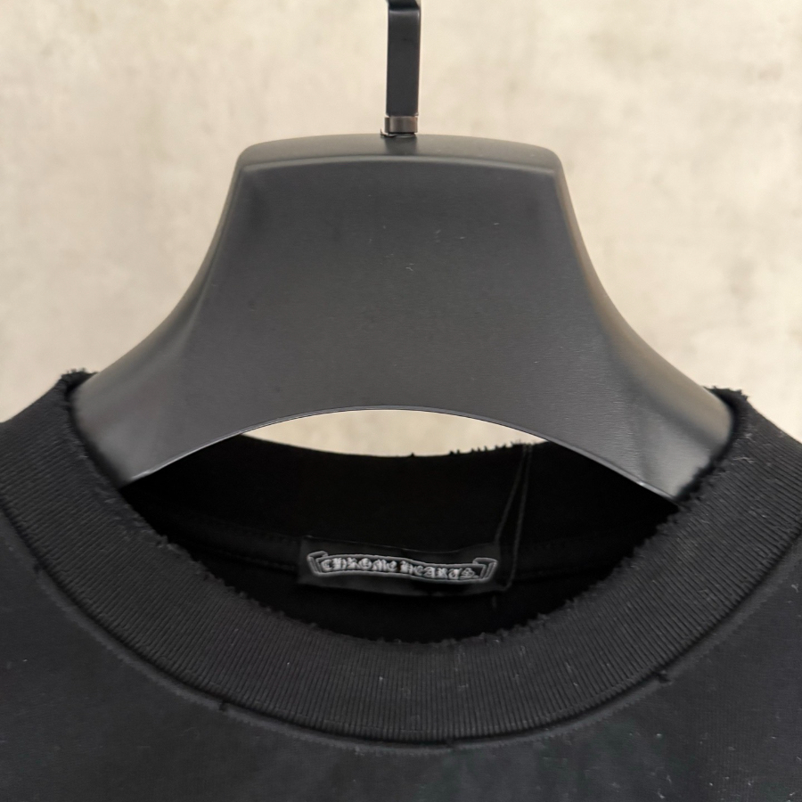 CHROME HEARTS 크롬하츠 FW2023 자수 패치 반팔 티셔츠 블랙 5