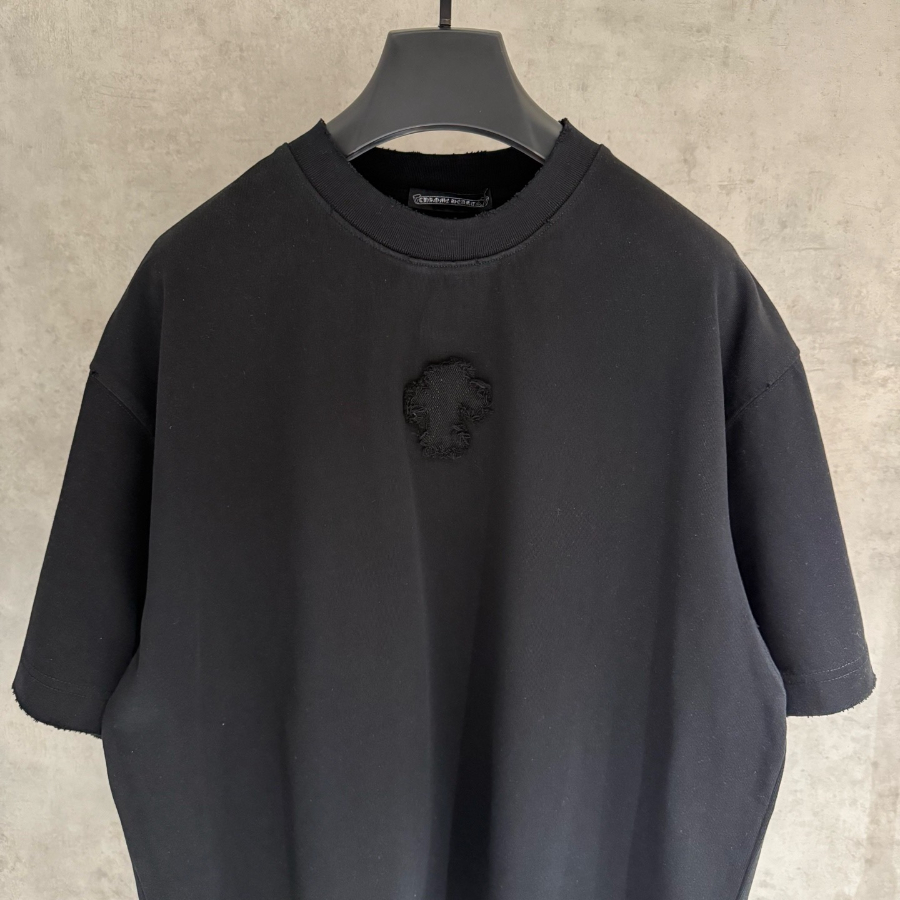 CHROME HEARTS 크롬하츠 SS2023 자수 디테일 반팔 티셔츠 블랙 3