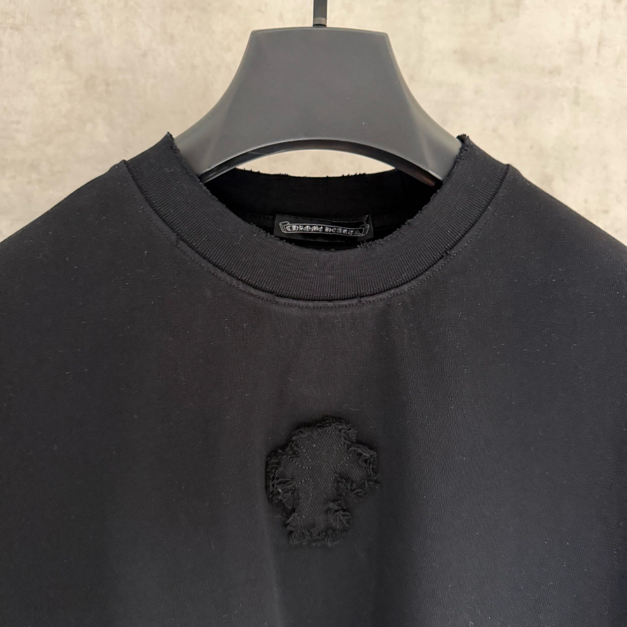 CHROME HEARTS 크롬하츠 SS2023 자수 디테일 반팔 티셔츠 블랙 6
