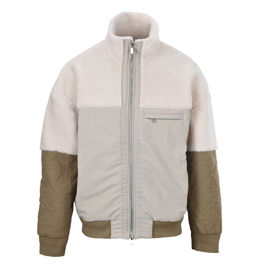 DIOR 디올 FW2025 니트 패치워크 재킷 베이지 1