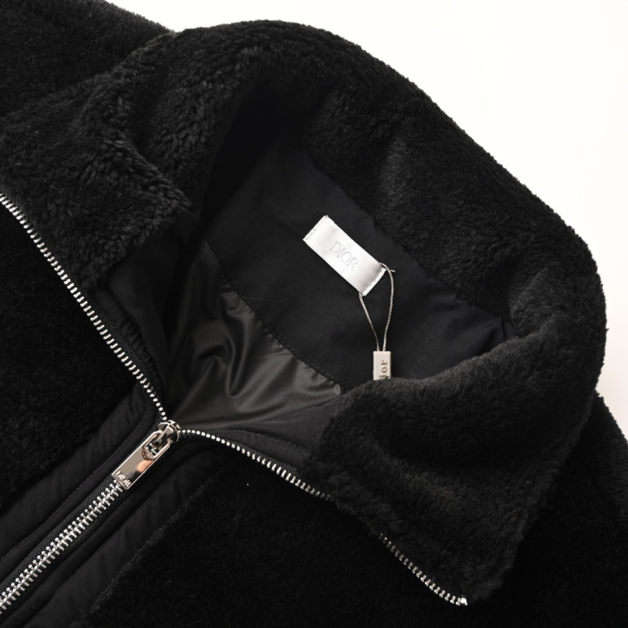 DIOR 디올 FW2025 니트 패치워크 재킷 블랙 4