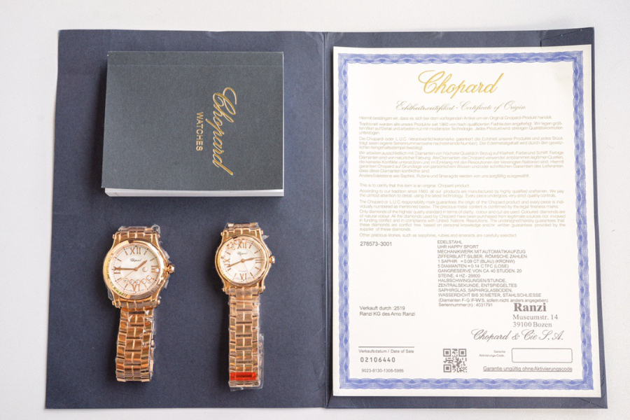 Chopard Happy Diamonds  쇼파드 해피 다이아몬드 오토매틱 브레이슬릿 9