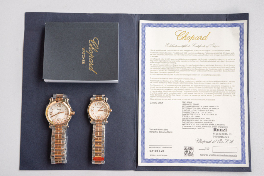 Chopard Happy Diamonds  쇼파드 해피 다이아몬드 오토매틱 브레이슬릿 9