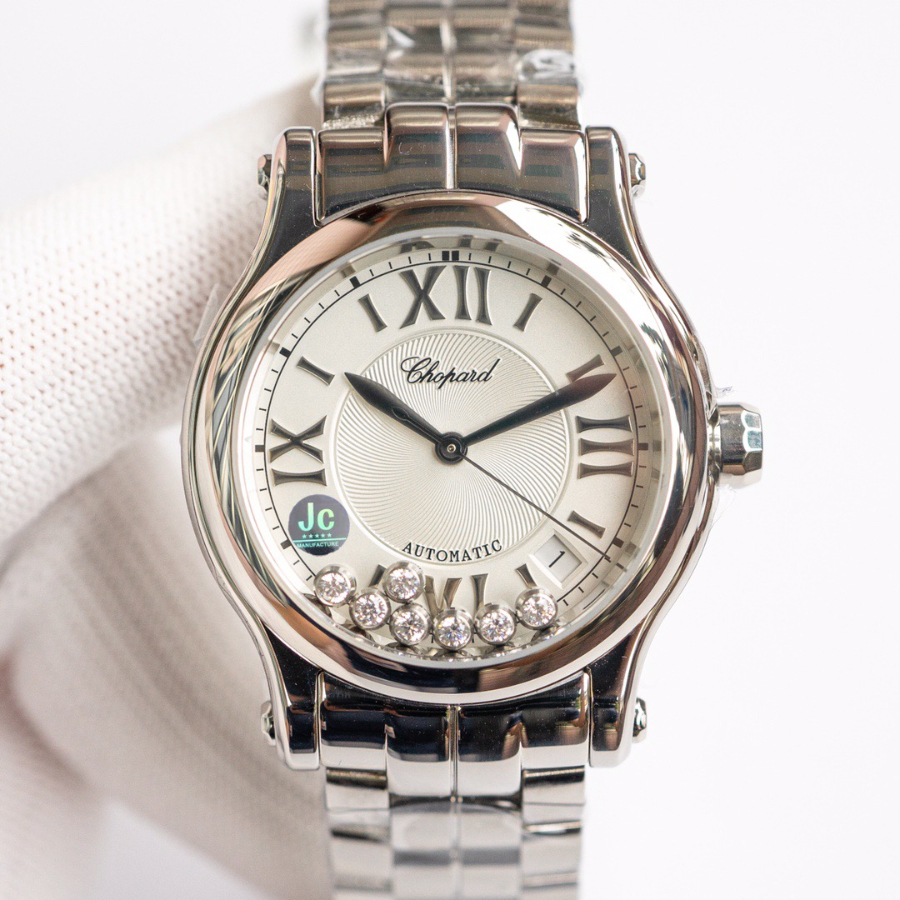 Chopard Happy Diamonds  쇼파드 해피 다이아몬드 오토매틱 브레이슬릿 실버 1