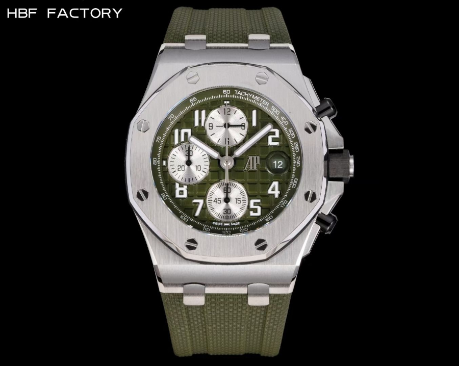 Audemars Piguet Royal Oak Chronograph 오데마 피게 로열 오크 크로노그래프 26238 실버카키 1