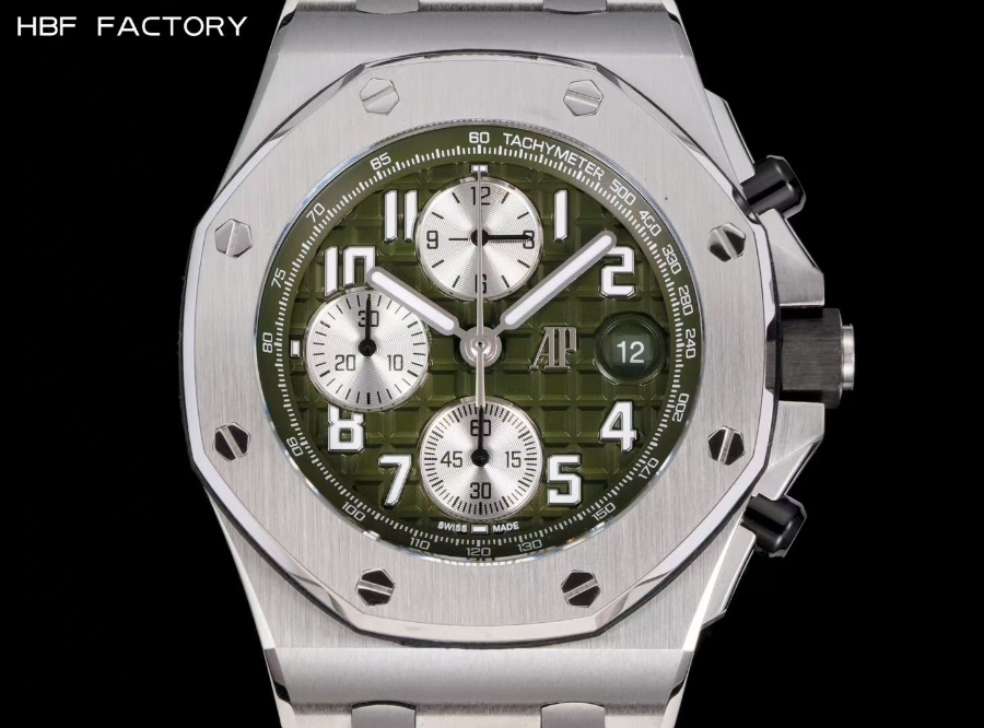 Audemars Piguet Royal Oak Chronograph 오데마 피게 로열 오크 크로노그래프 26238 실버카키 2