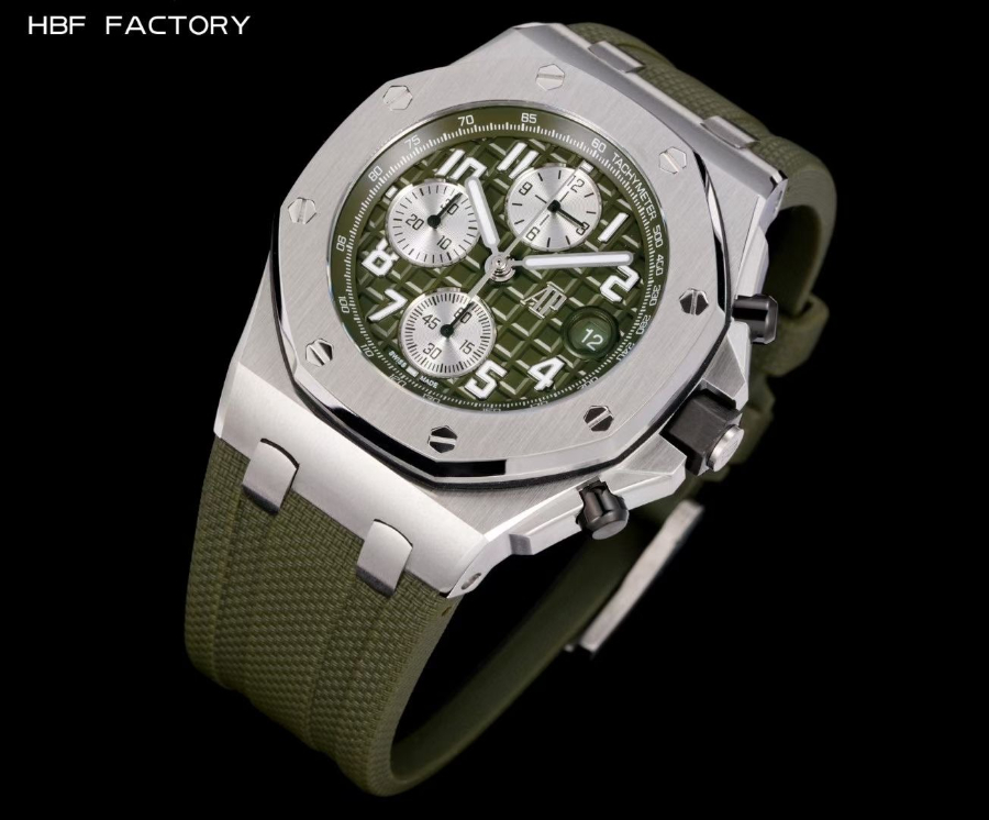 Audemars Piguet Royal Oak Chronograph 오데마 피게 로열 오크 크로노그래프 26238 실버카키 4