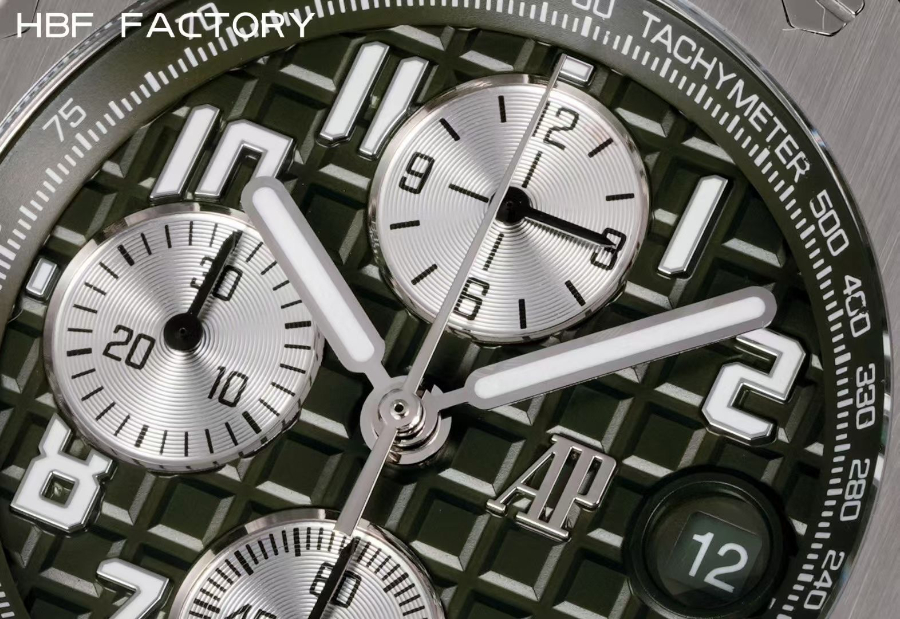 Audemars Piguet Royal Oak Chronograph 오데마 피게 로열 오크 크로노그래프 26238 실버카키 5