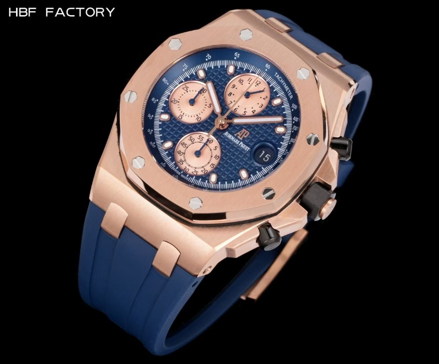 Audemars Piguet Royal Oak Chronograph 오데마 피게 로열 오크 크로노그래프 26238 골드네이비 3