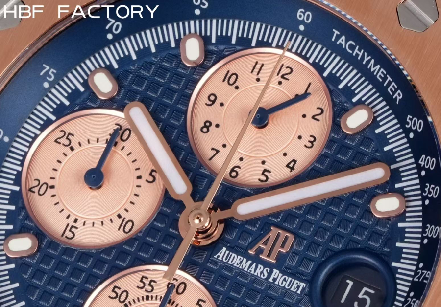 Audemars Piguet Royal Oak Chronograph 오데마 피게 로열 오크 크로노그래프 26238 골드네이비 5