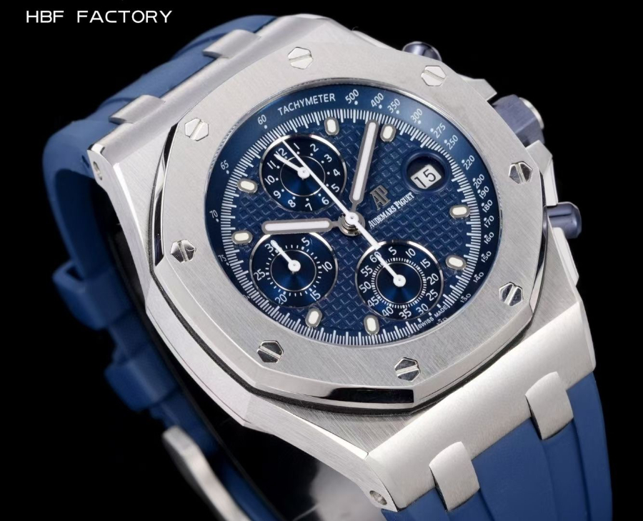 Audemars Piguet Royal Oak Chronograph 오데마 피게 로열 오크 크로노그래프 26238 실버네이비 4