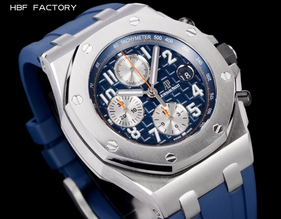 Audemars Piguet Royal Oak Chronograph 오데마 피게 로열 오크 크로노그래프 26238 실버네이비 3