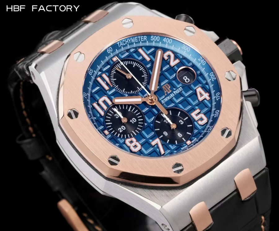 Audemars Piguet Royal Oak Chronograph 오데마 피게 로열 오크 크로노그래프 26238 실버네이비 4