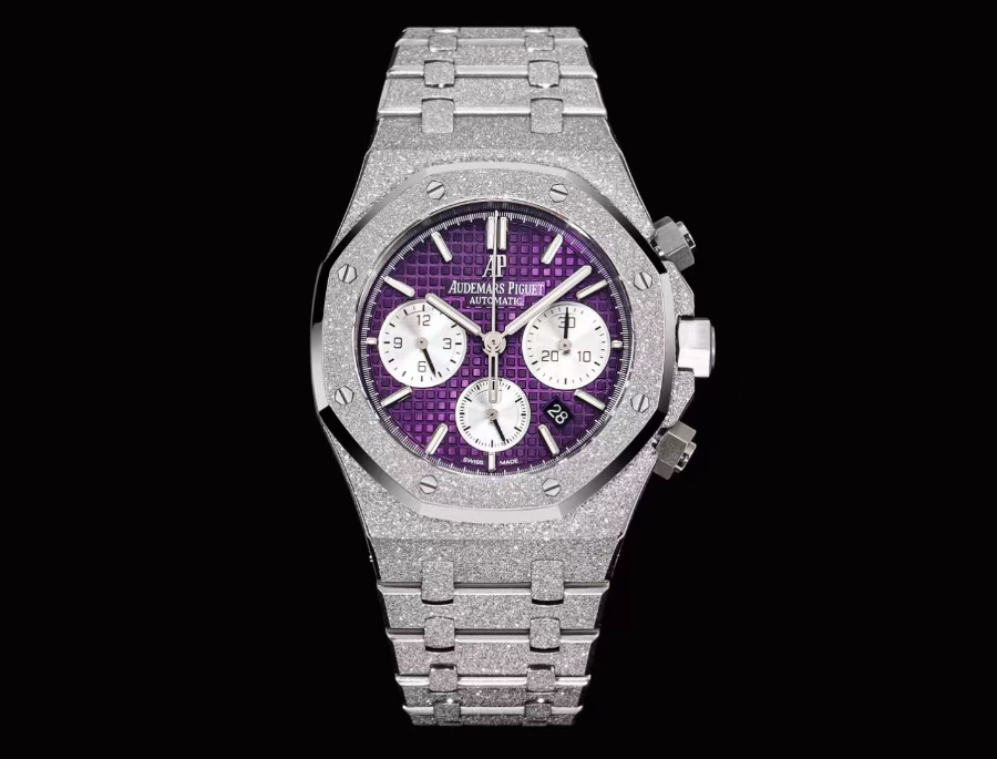Audemars Piguet Royal Oak Chronograph 41mm Purple Dial 오데마 피게 로얄 오크 크로노그래프 41mm 퍼플 다이얼 3