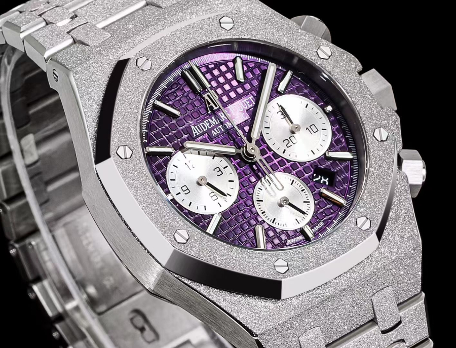 Audemars Piguet Royal Oak Chronograph 41mm Purple Dial 오데마 피게 로얄 오크 크로노그래프 41mm 퍼플 다이얼 7