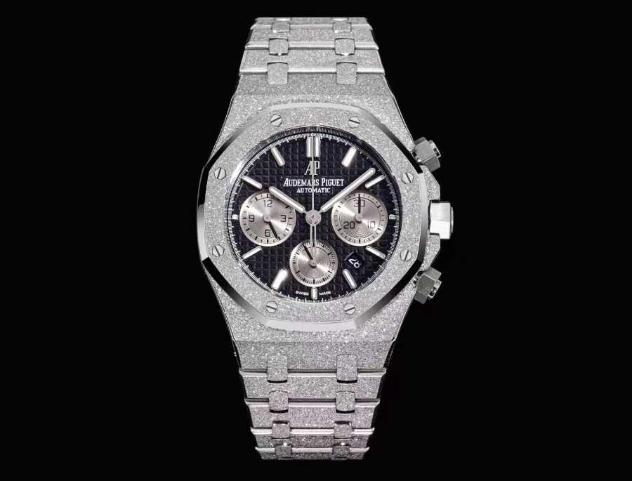 Audemars Piguet Royal Oak Chronograph 41mm Purple Dial 오데마 피게 로얄 오크 크로노그래프 41mm 블랙 다이얼 2