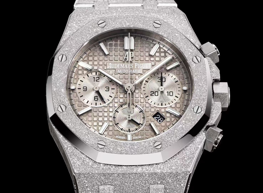 Audemars Piguet Royal Oak Chronograph 41mm Purple Dial 오데마 피게 로얄 오크 크로노그래프 41mm 그레이 다이얼 5