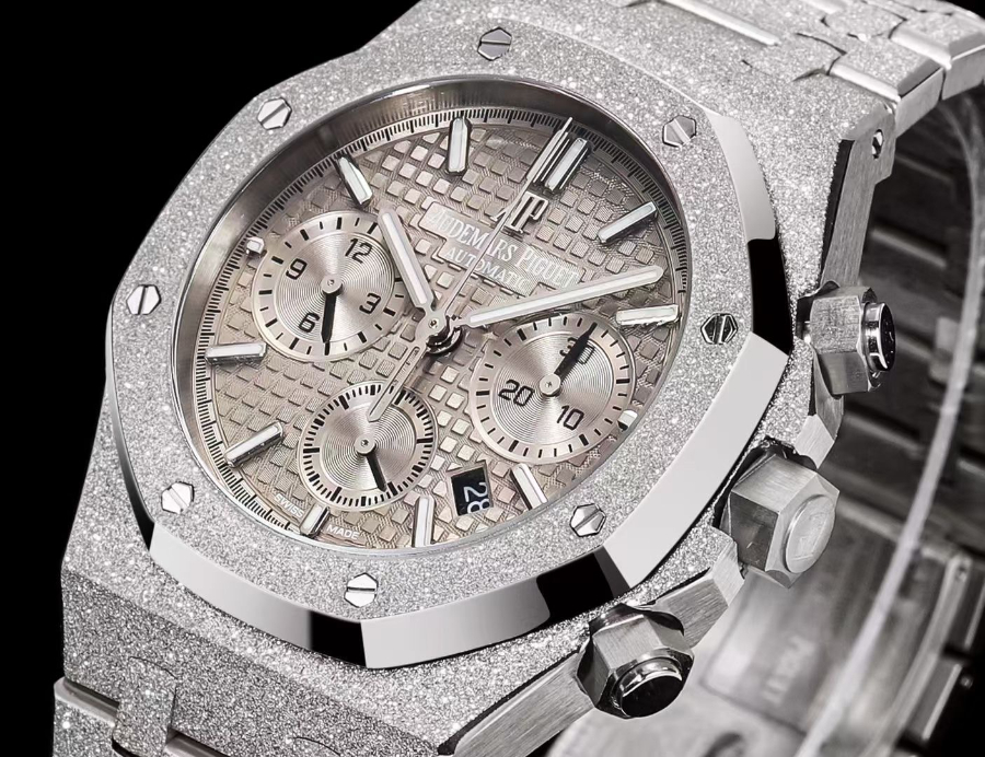 Audemars Piguet Royal Oak Chronograph 41mm Purple Dial 오데마 피게 로얄 오크 크로노그래프 41mm 그레이 다이얼 6