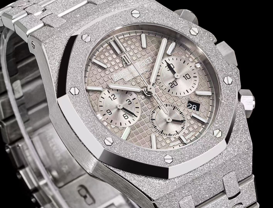 Audemars Piguet Royal Oak Chronograph 41mm Purple Dial 오데마 피게 로얄 오크 크로노그래프 41mm 그레이 다이얼 7