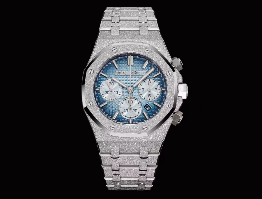 Audemars Piguet Royal Oak Chronograph 41mm Purple Dial 오데마 피게 로얄 오크 크로노그래프 41mm 그라데이션블루 다이얼 3