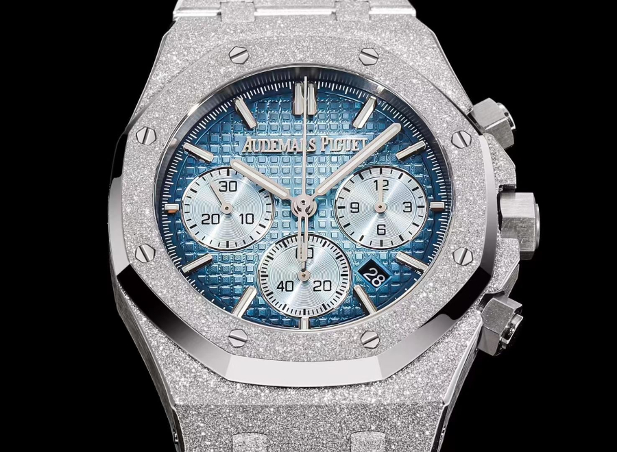 Audemars Piguet Royal Oak Chronograph 41mm Purple Dial 오데마 피게 로얄 오크 크로노그래프 41mm 그라데이션블루 다이얼 5