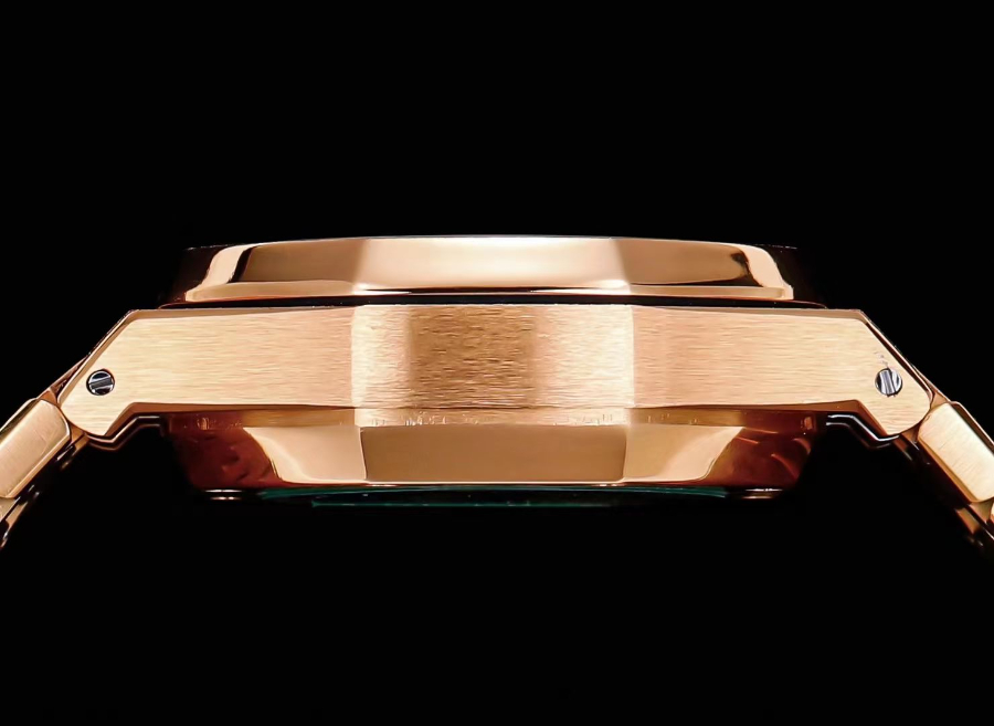 Audemars Piguet Royal Oak Chronograph 41mm Purple Dial 오데마 피게 로얄 오크 크로노그래프 41mm 골드베젤 코발트 다이얼 9