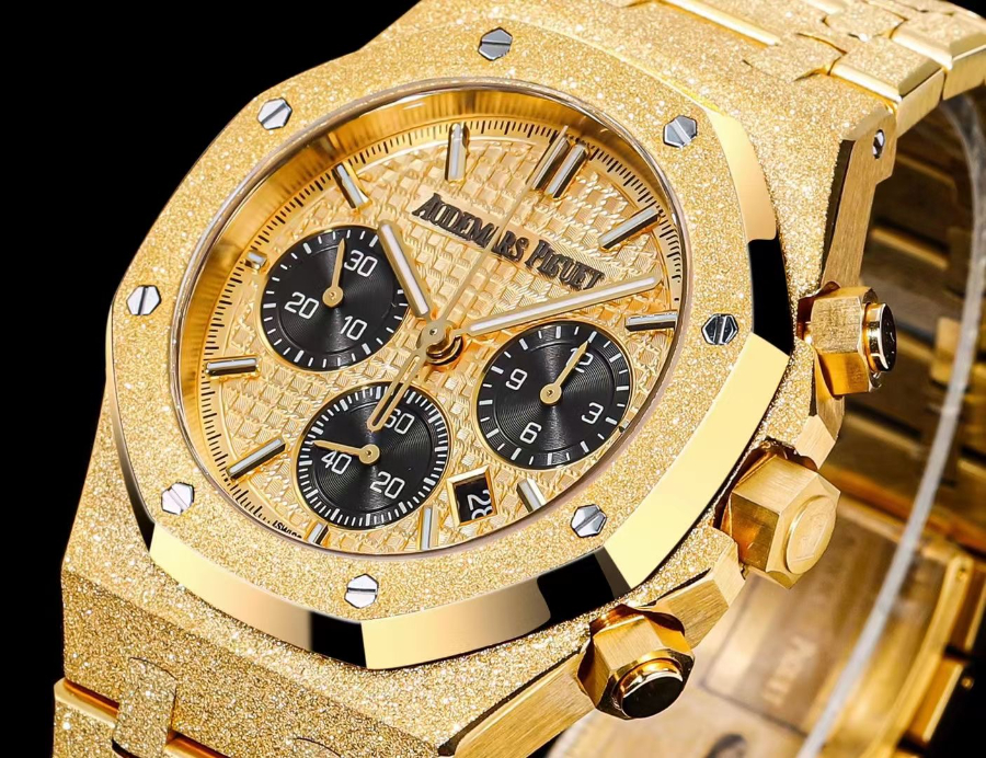 Audemars Piguet Royal Oak Chronograph 41mm Purple Dial 오데마 피게 로얄 오크 크로노그래프 41mm 골드다이얼 6